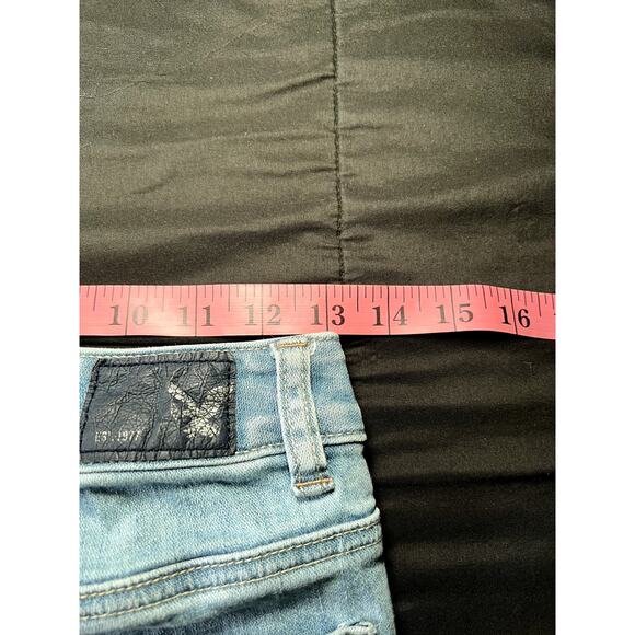 American Eagle high rise jegging distressed jeans womens 2 urban grunge punk - Picture 7 of 8